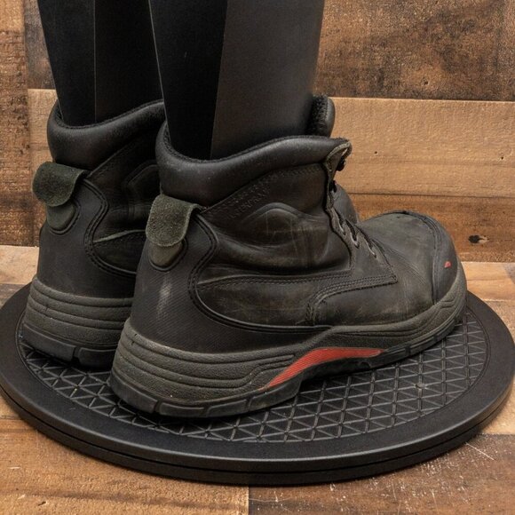 RED WINGS KING TOE ADC 2407 MENS BOOTS WORK BLACK LEATHER STEEL TOE SIZE 12D - Picture 8 of 9